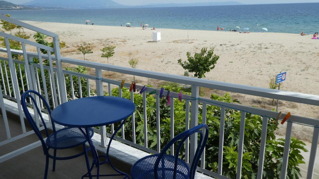 Greece Asprovalta Rooms Accomodation Apartment Hotel Petalo ภายนอก รูปภาพ
